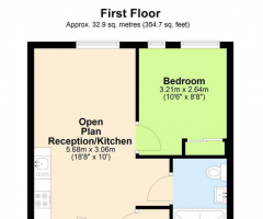 One Bedroom Pinnacle House, Kings Langley - 7